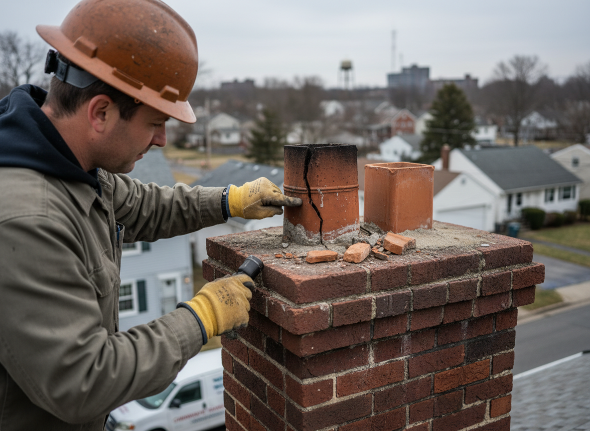 Chimney Flue Repair Costs in Camden County