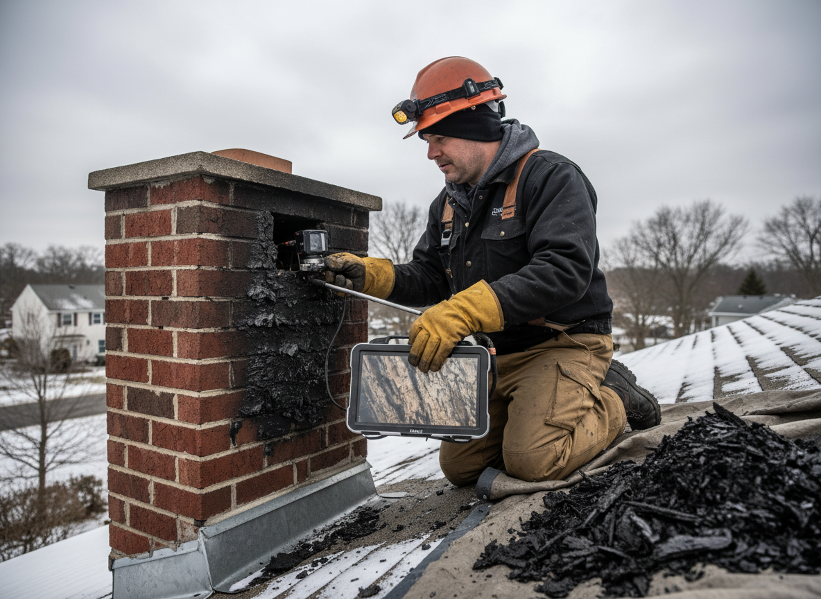 How to Check for Creosote Buildup After a South Jersey Winter