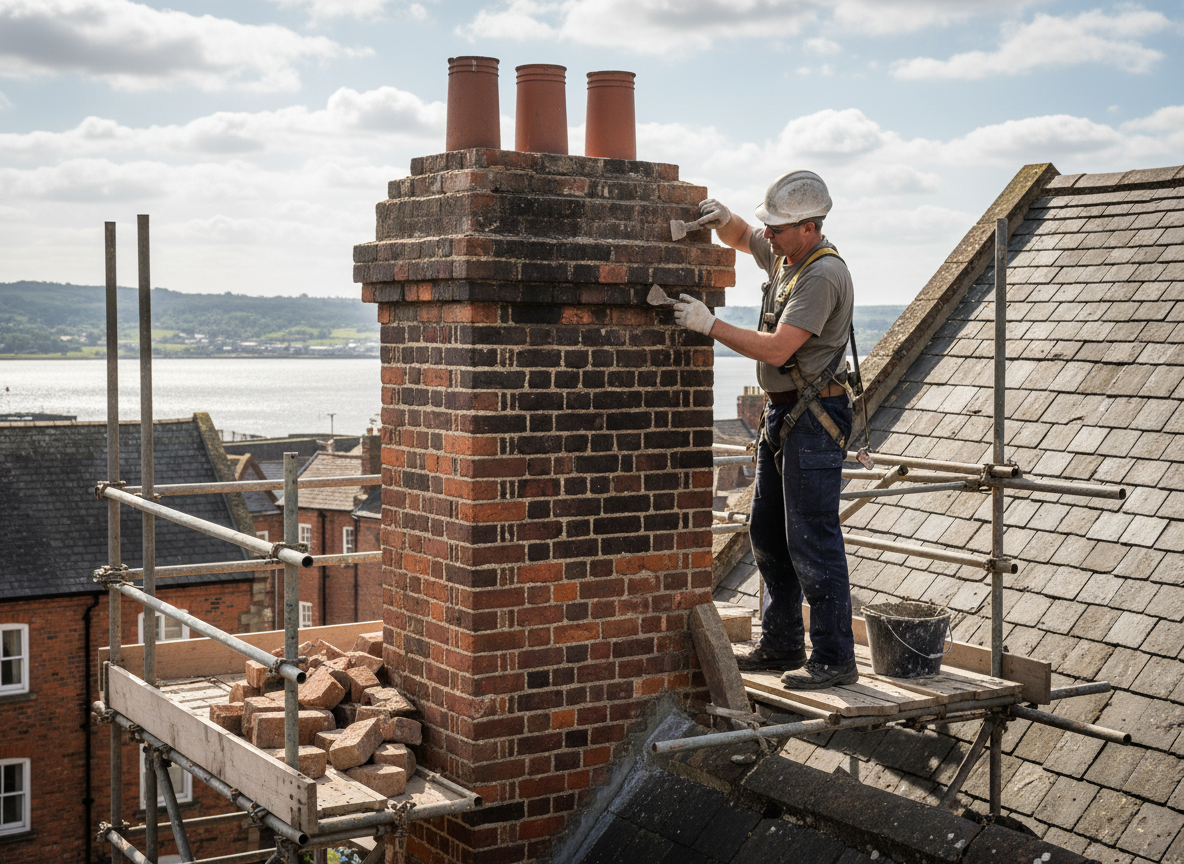 brick chimney repair in Gloucester