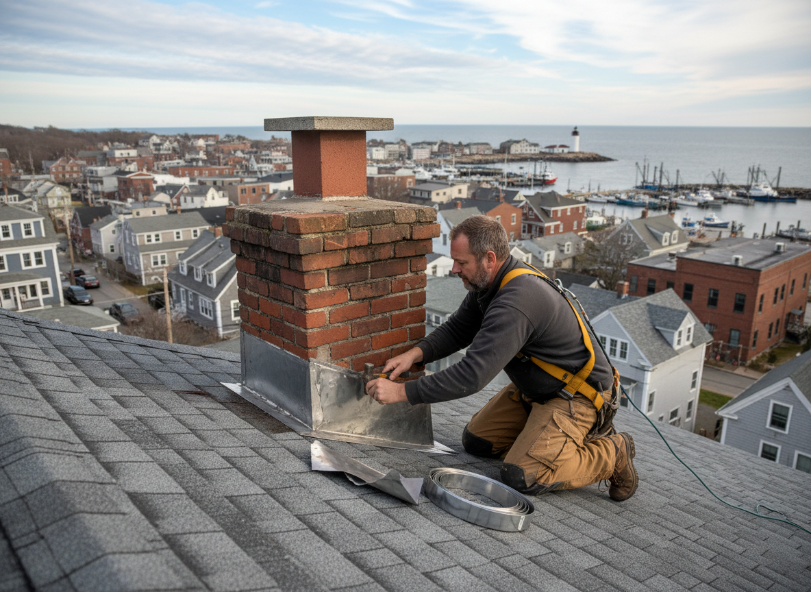 chimney flashing repair in Gloucester