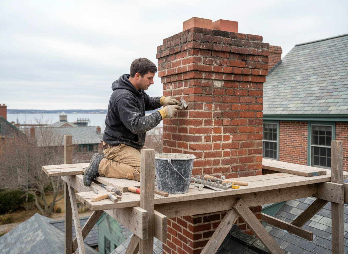 chimney tuckpointing in Gloucester