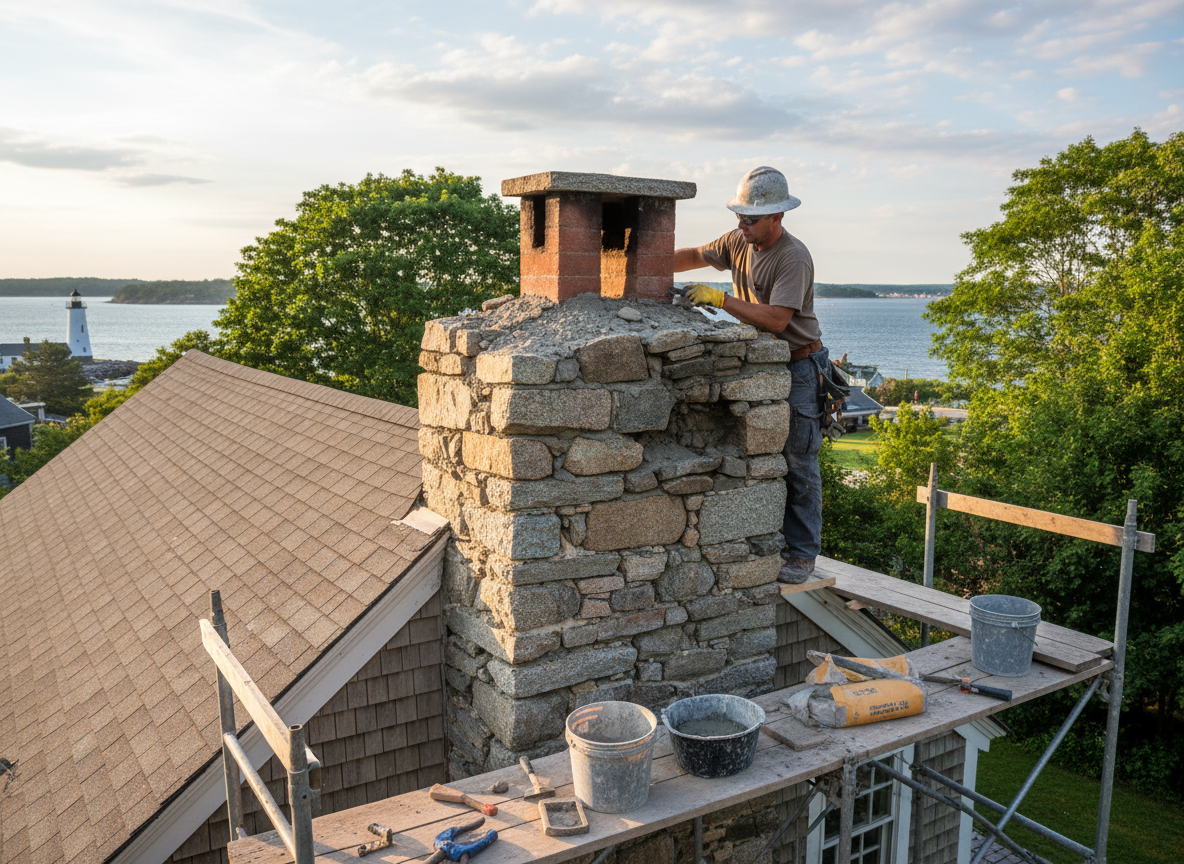 stone chimney repair in Gloucester